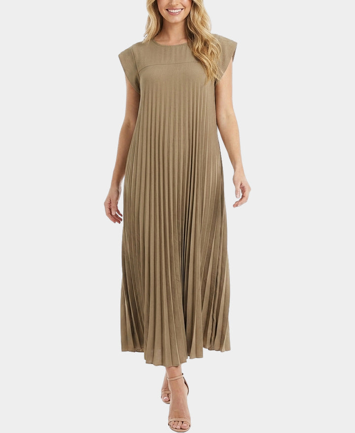Pleated Maxi Dress – FOX'S - Online