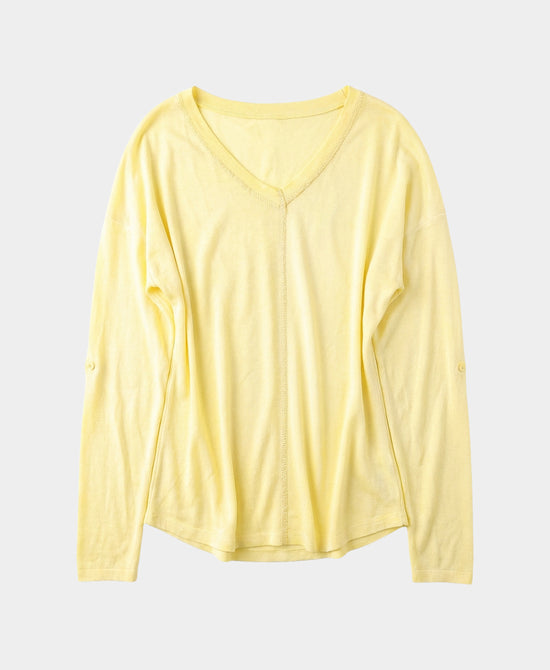 Colorblock Shimmer Top view 2