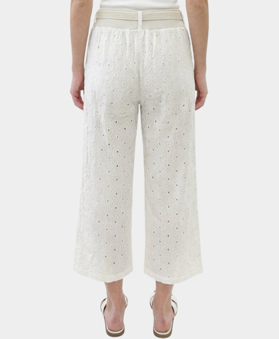 Eyelet Pants w/ Sequin Hearts view 2