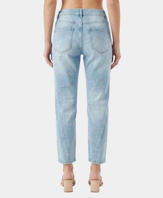 Jeans w/ Crochet "Love" & Flower Detail view 2