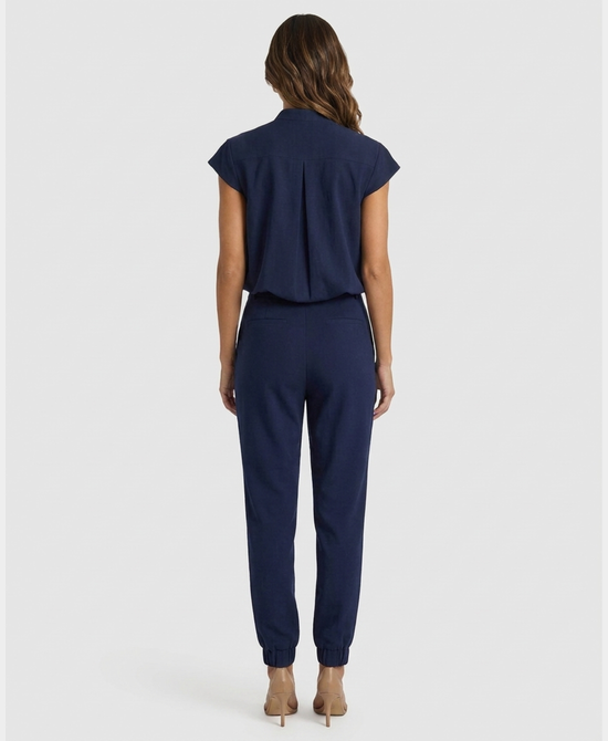 
Bubble Jacket & Balloon Pants Set- 2 Pc Set in NAVY view 2
