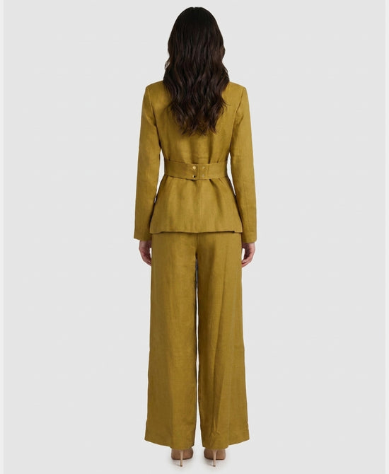 
Blazer & Pant Set- 2 Pc Set in MUSTARD view 2