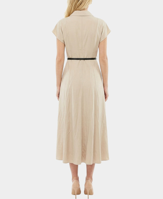Midi Dress w/ Belt view 2