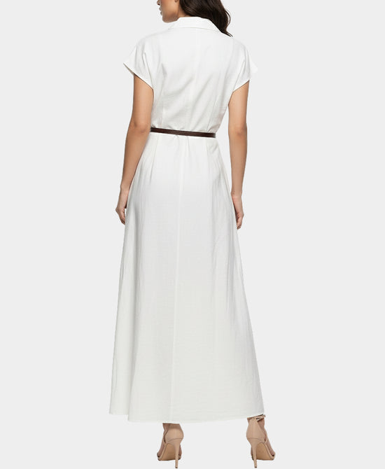 Midi Dress w/ Belt view 2