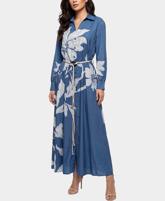Printed Maxi Dress view 1