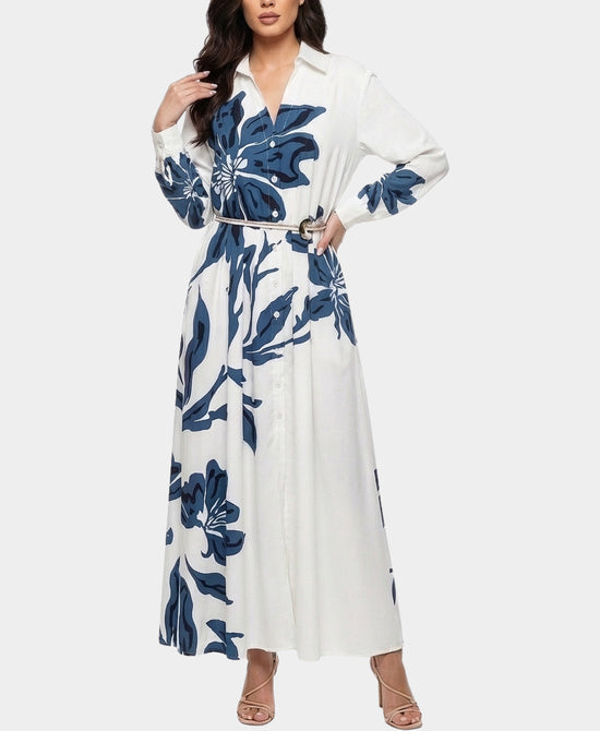 Printed Maxi Dress view 1