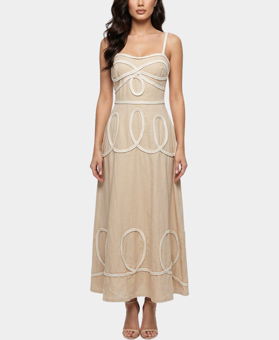 Maxi Dress w/ Braided Detail view 1