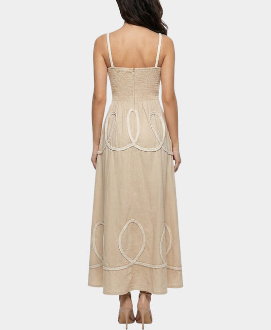 Maxi Dress w/ Braided Detail view 2