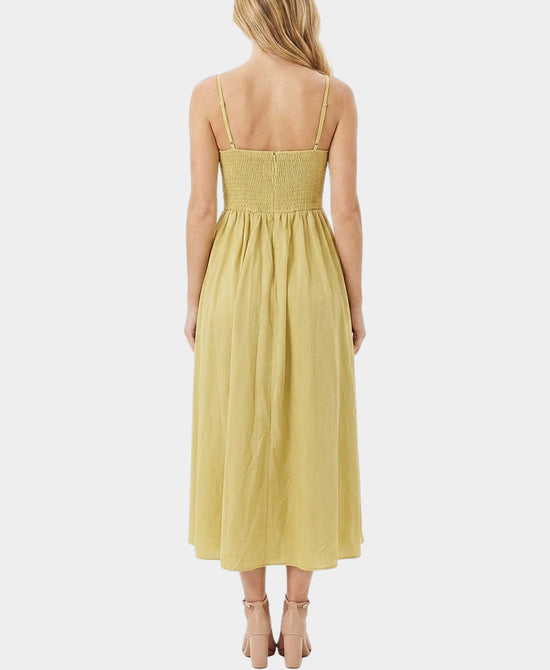 
Embroidered Maxi Dress in YELLOW view 2