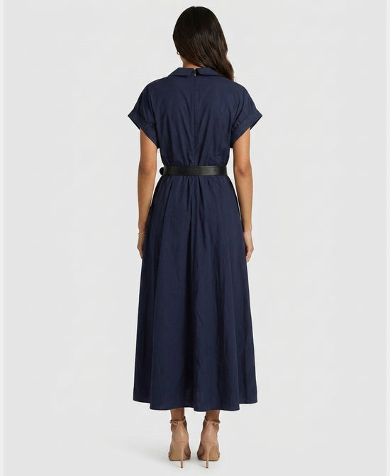 
Surplice Maxi Dress in NAVY view 2
