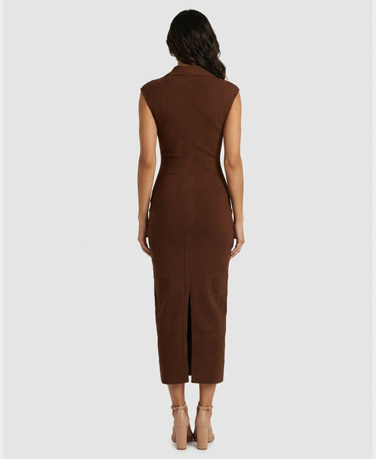 
Bandage Maxi Dress in BROWN view 2