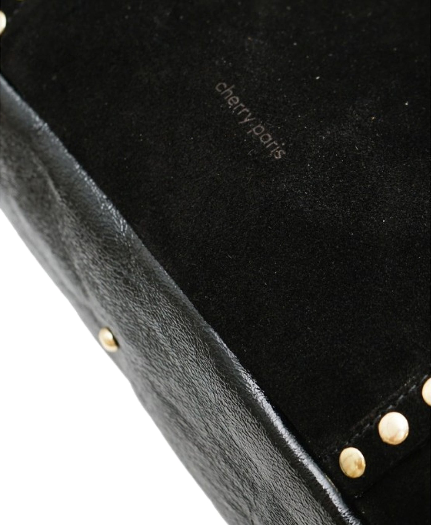 Suede Tote Bag w/ Studs view 2