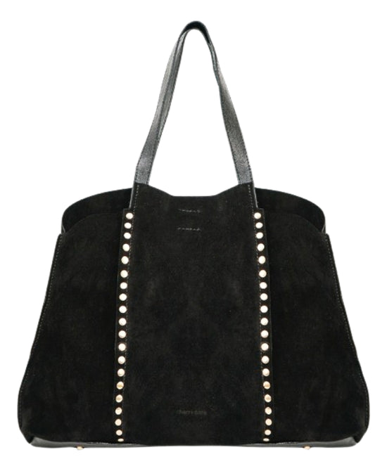 Suede Tote Bag w/ Studs view 