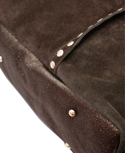 Suede Tote Bag w/ Studs image 2