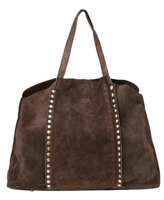Suede Tote Bag w/ Studs view 