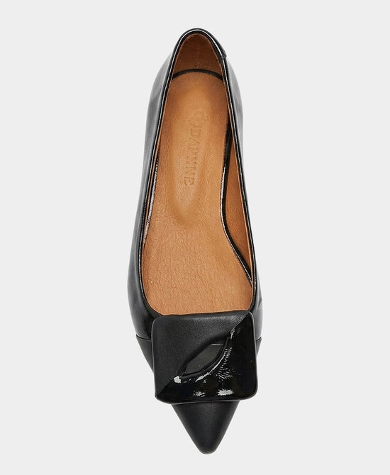
Leather Buckle Pump in BLACK view 2