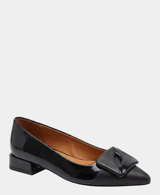 
Leather Buckle Pump in BLACK view 1