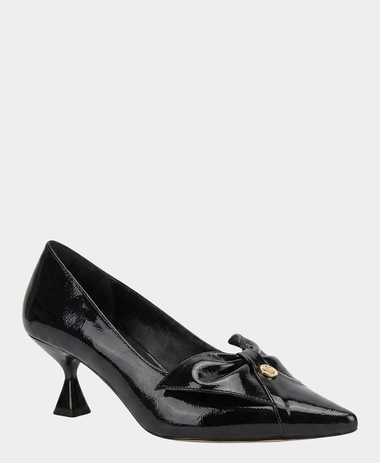 
Patent Leather Bow Pump in BLACK view 1