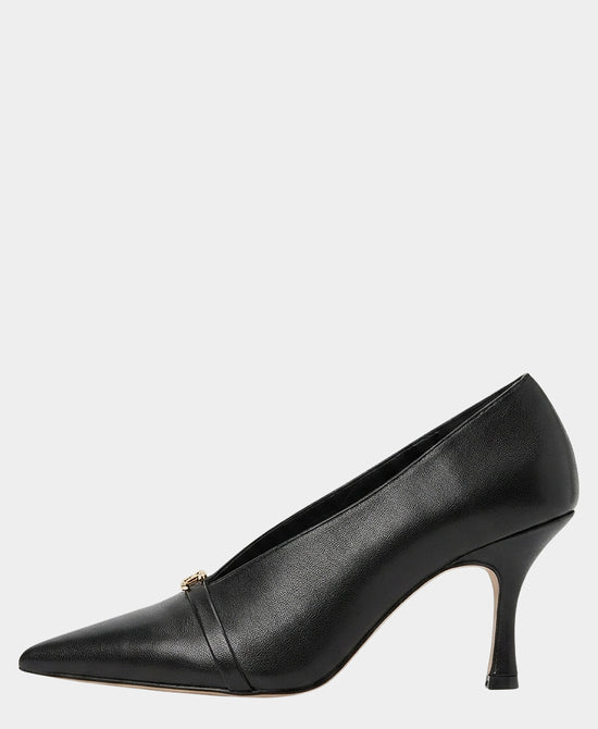 
Leather Buckle Pump in BLACK view 2