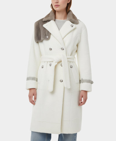 Coat w/ Mink & Python Trim image 1