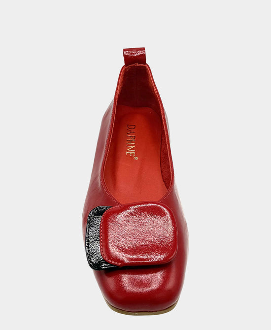 
Patent Leather Flat in RED view 2