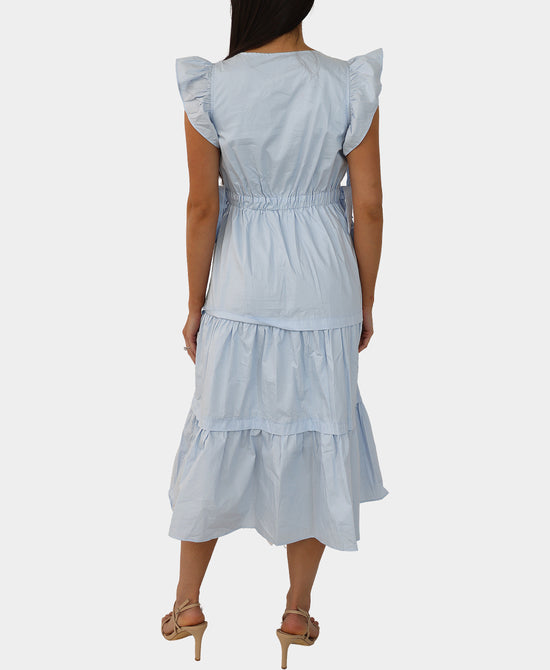 Tiered Ruffle Midi Dress view 2