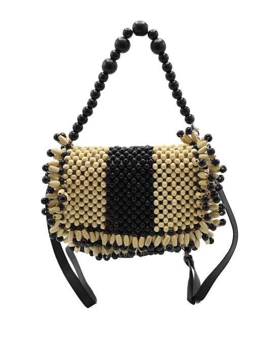 Wood Beaded Handbag view 