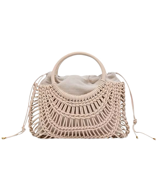 Woven Satchel Bag view 