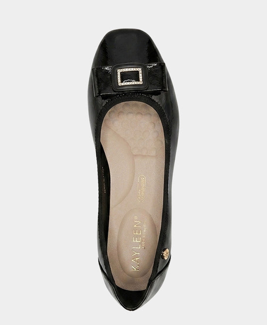 
Patent Bow Ballet Flat in BLACK view 2