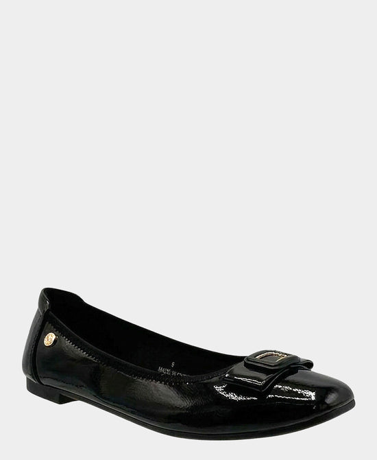 
Patent Bow Ballet Flat in BLACK view 1