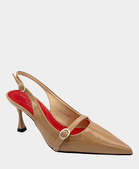 Patent Faux Leather Slingback view 1
