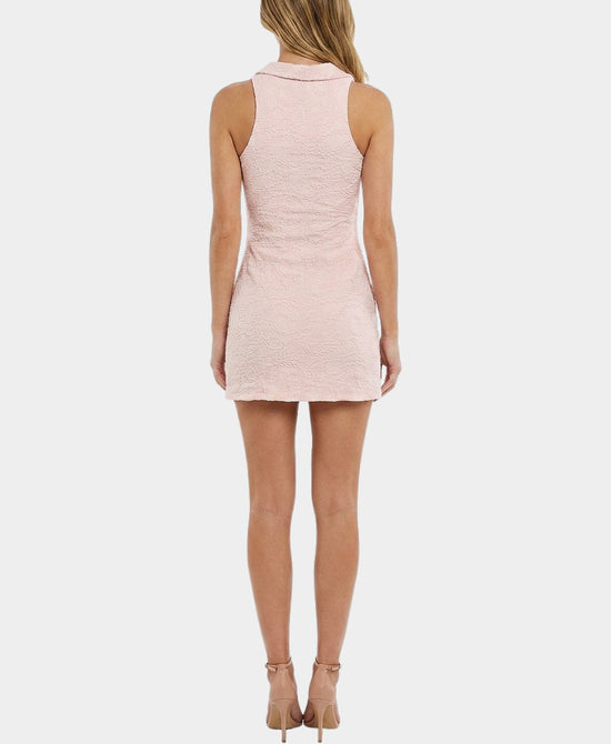 
Textured Mini Dress / Swim Cover-Up in PINK view 2