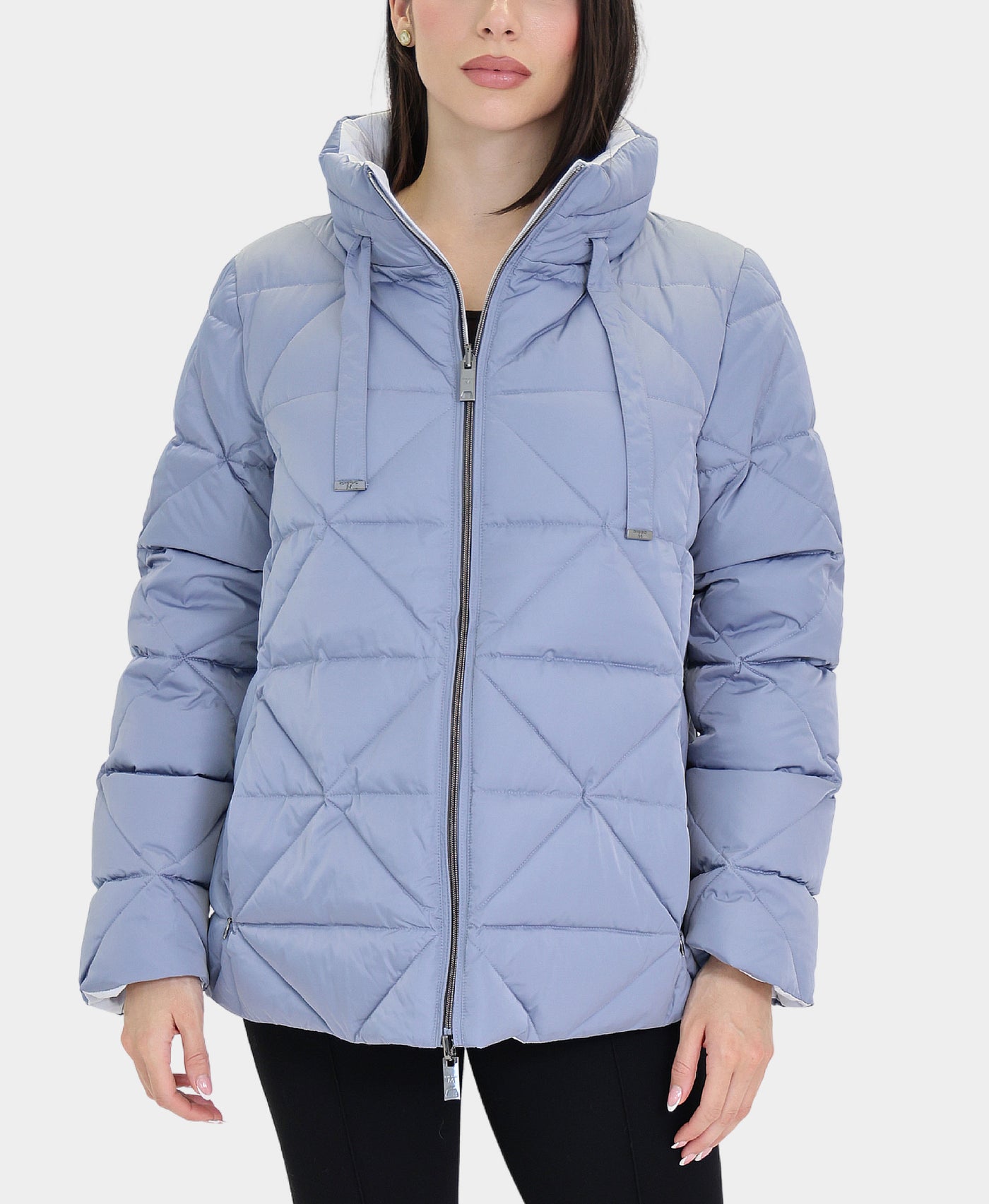 Reversible Down Quilted Puffer Jacket view 1