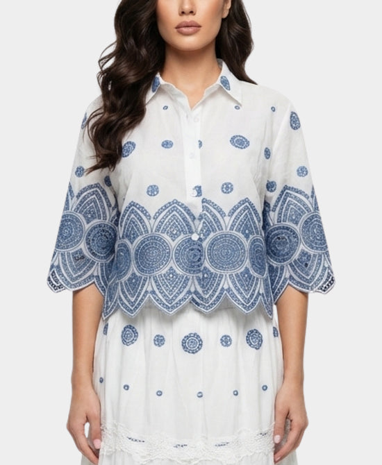 Embroidered Blouse view 1