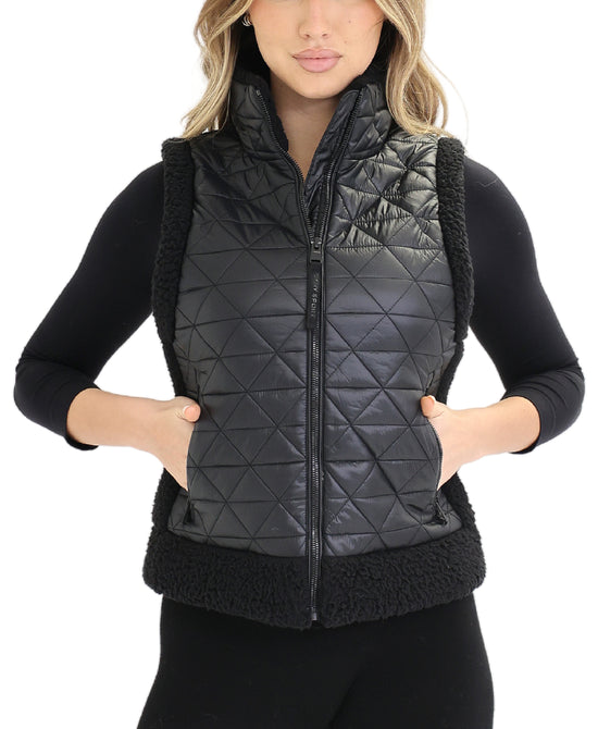 Quilted Vest w/ Sherpa view 