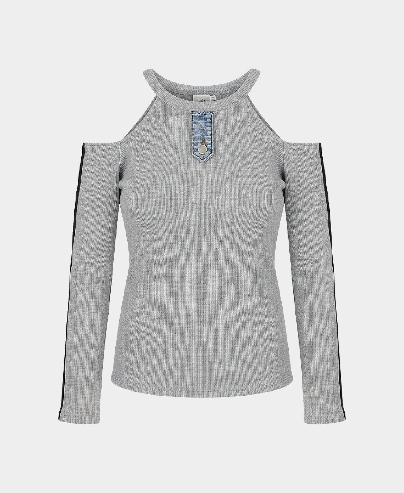 Cold Shoulder Knit Top view 2