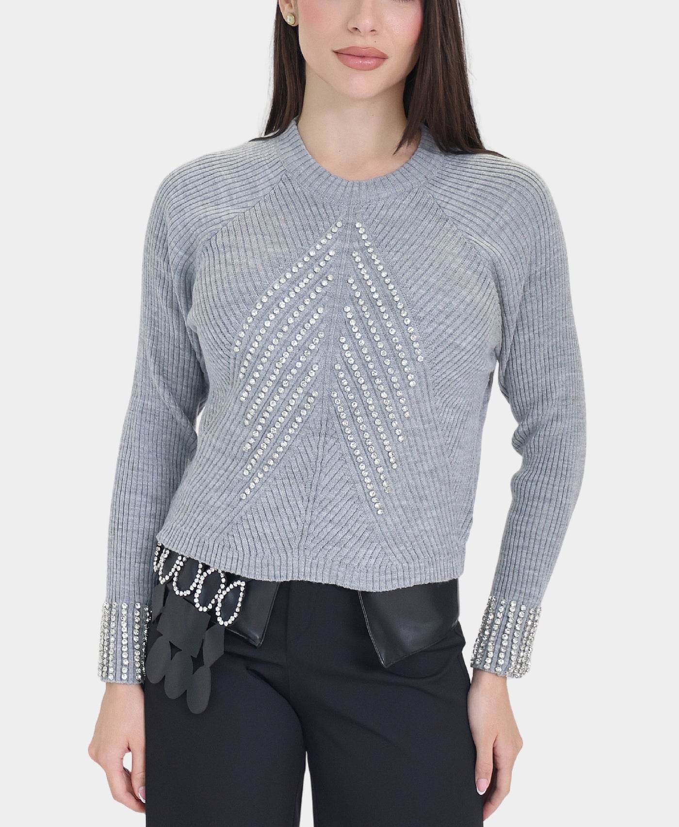Sweater w/ Rhinestones view 1