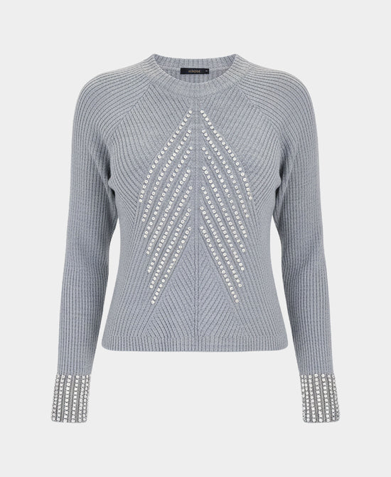 Sweater w/ Rhinestones view 