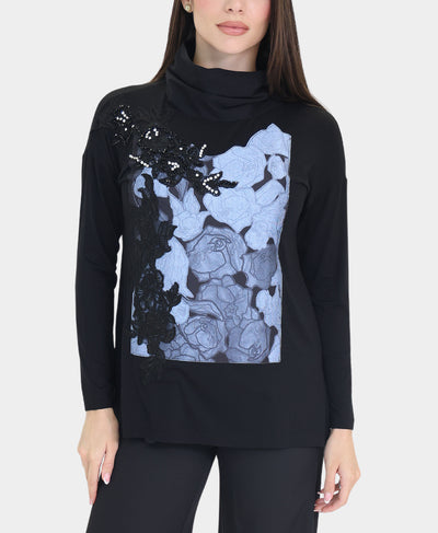 Top w/ Lace & Rhinestones image 1