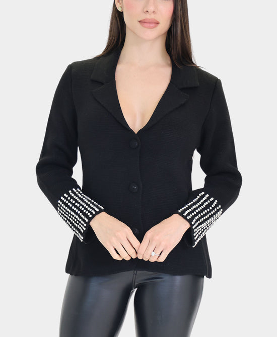 Sweater w/ Rhinestones view 