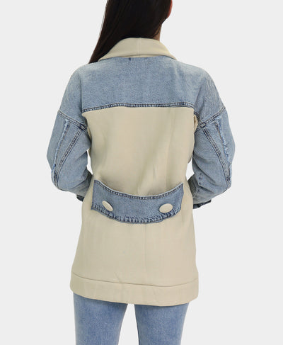 Denim Trim Jacket image 2