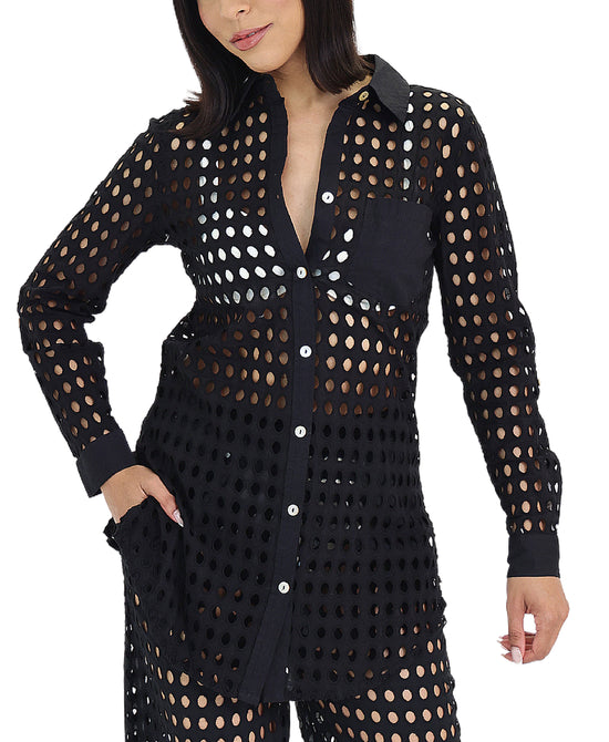 Cut-Out Tunic Top view 