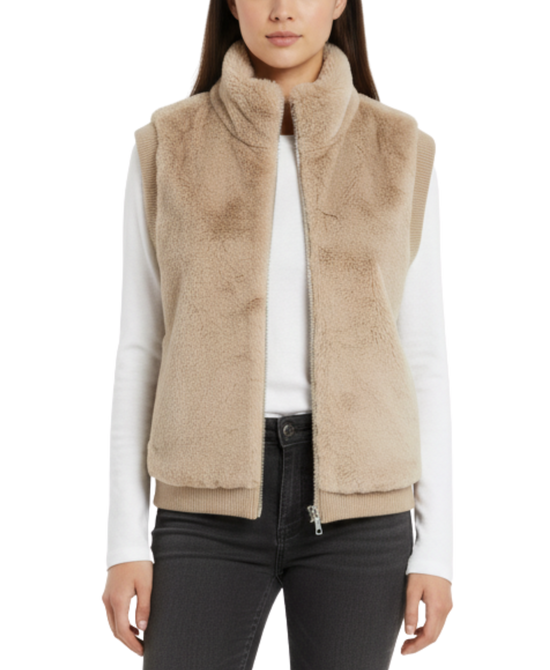 Faux Fur Vest view 
