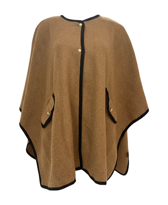 Two Tone Poncho view 