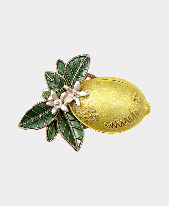 Lemon Magnetic Brooch view 1
