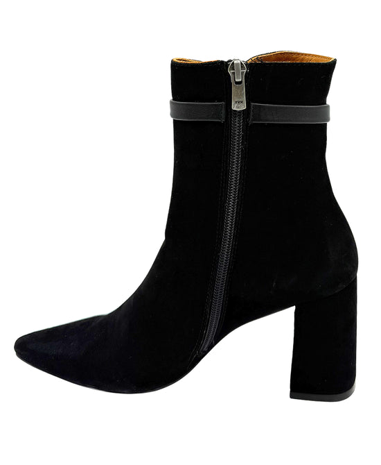 Suede Buckle Bootie view 