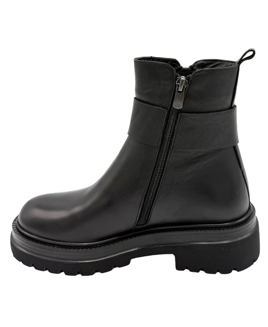 Leather Buckle Bootie view 