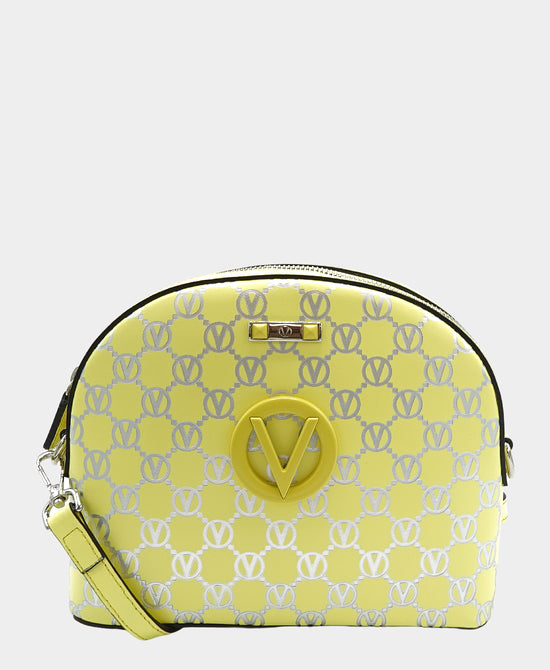 Leather Logo Monogram Crossbody Bag view 