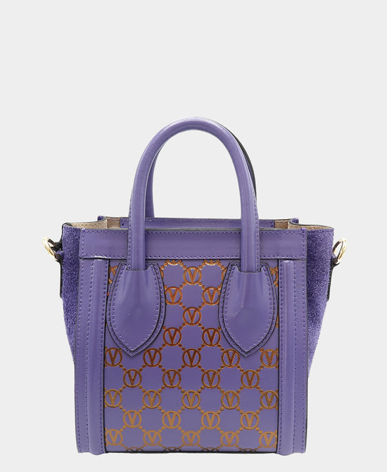 Leather Logo Monogram Handbag view 2