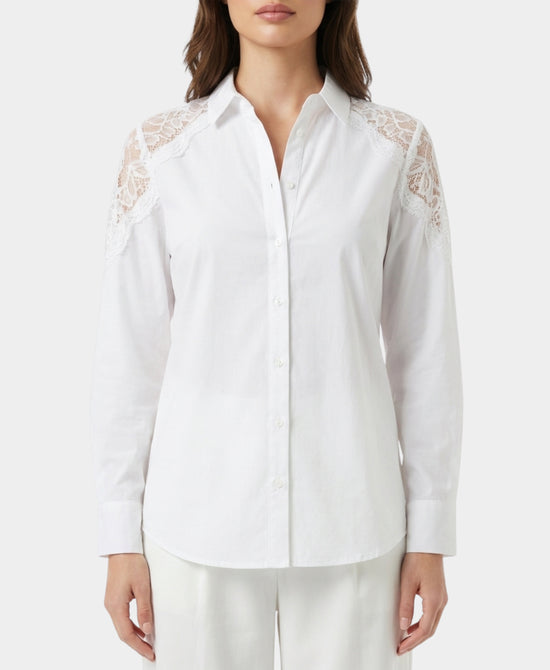 Blouse w/ Lace Trim view 1